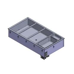 Bain-marie chaud à encastrer BHS-HoReCa GNX4X13